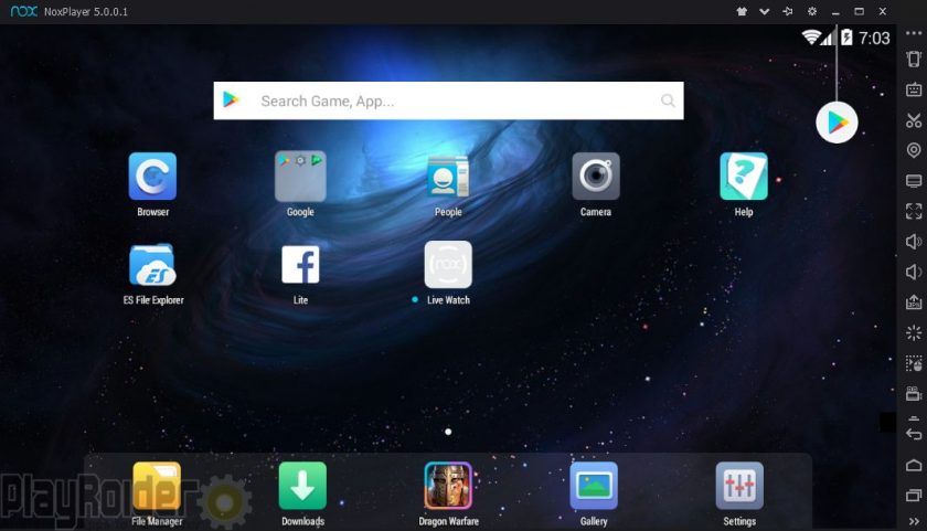 Nox App Player Home Screen