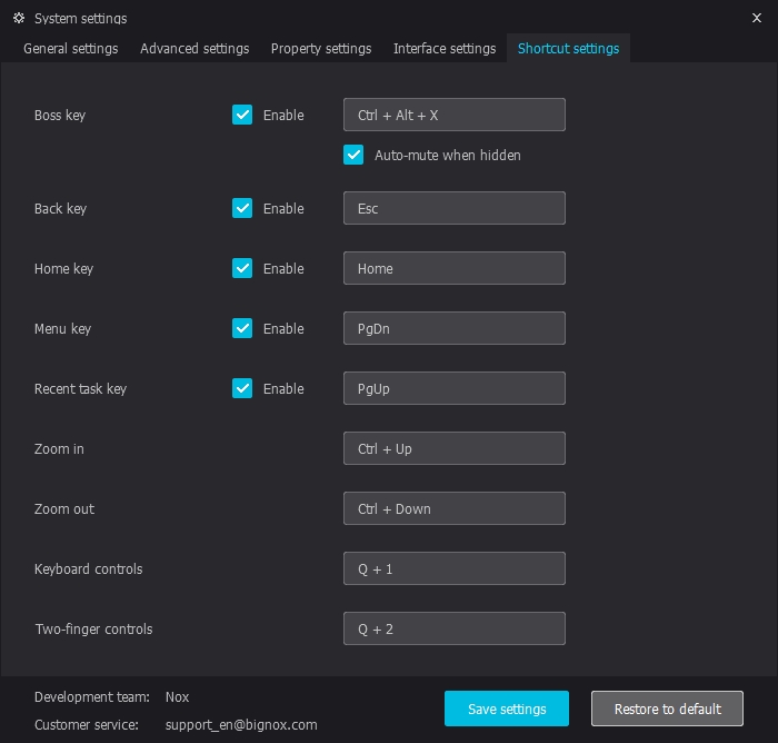 create nox multi instance manager shortcut