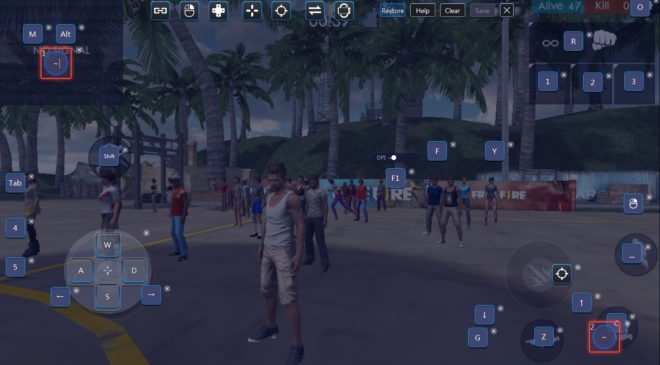 Garena Free Fire on PC Controls