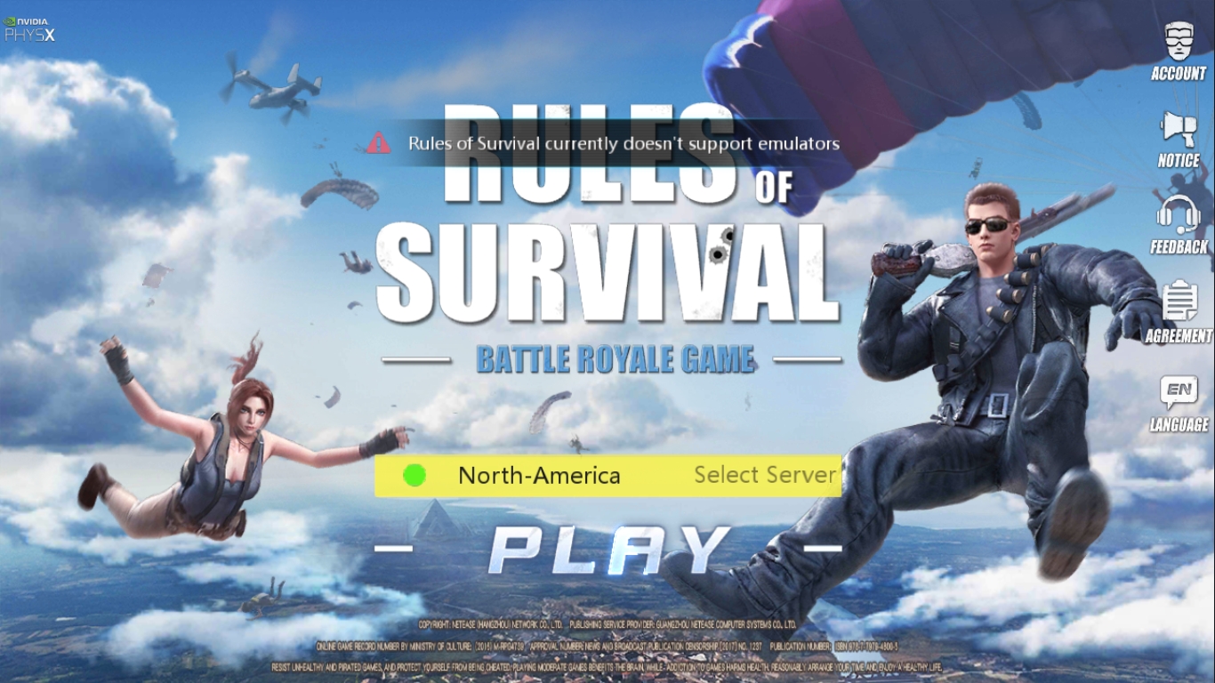 rules of survival download problem