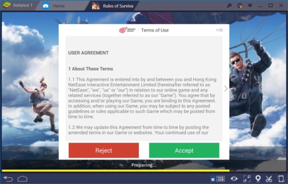 Rules of Survival User Agreement