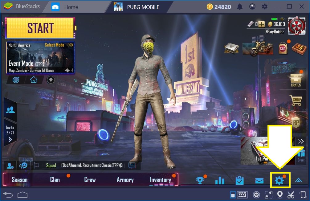 How To Play Pubg Mobile On Bluestacks 4 Updated 2019 Playroider - pubgm settings gear