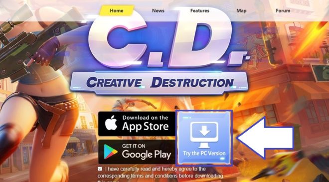 Creative Destruction PC Website