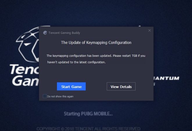 Keymapping Configuration Update
